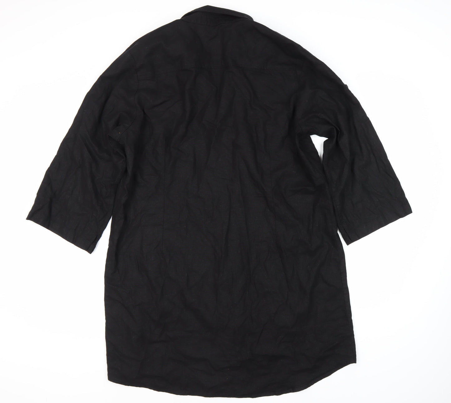 Joella Di Marco Women's 3XL Black Button-Up Shirt