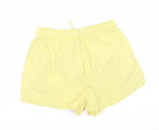 It's Trans Women's Yellow Shorts, Size S, Casual Wear
