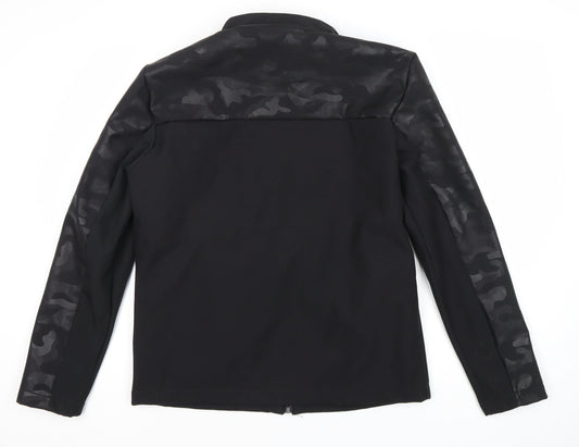 LC Waikiki Men's Black Mid-Length Jacket L