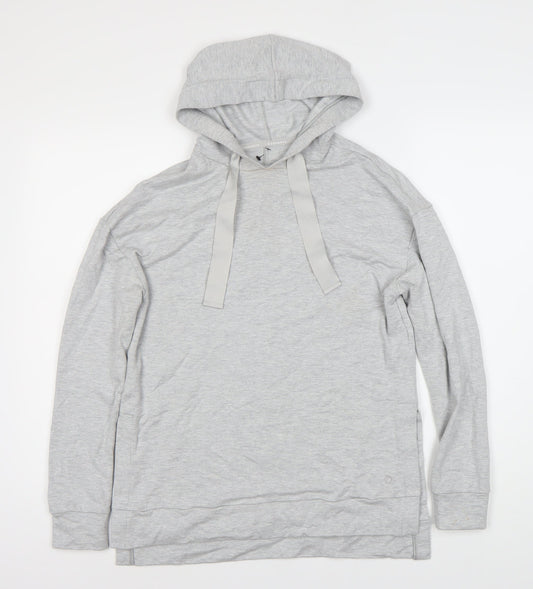 Marks and Spencer Women's Grey Pullover Hoodie Size 10