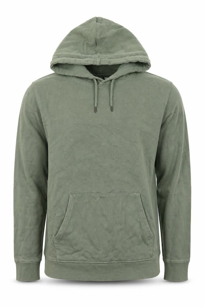 Topman Men's Green Pullover Hoodie S