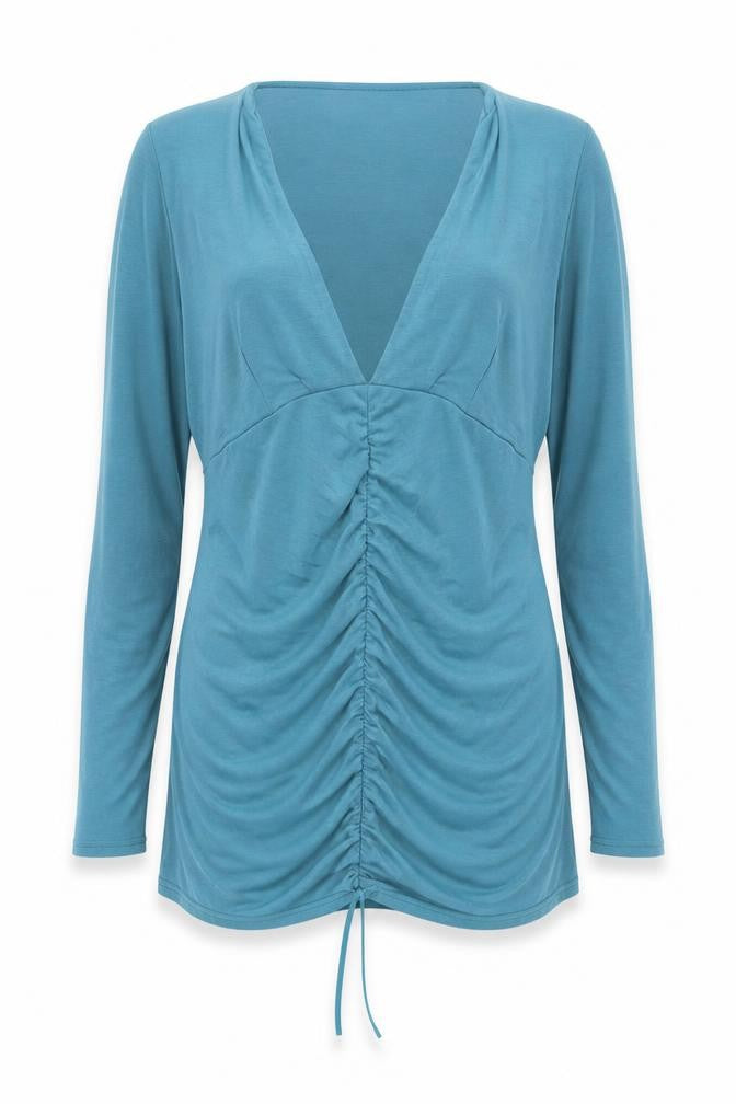PrettyLittleThing Women's Blue Long Sleeve Dress, Size 20