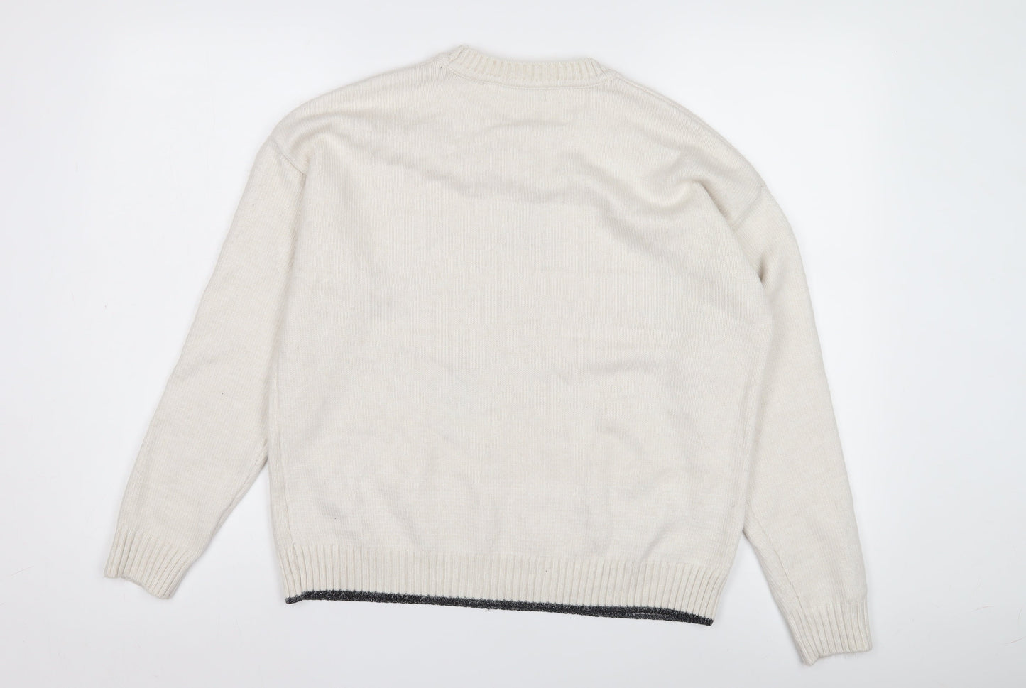 Marks and Spencer Women's Ivory Star Pullover M