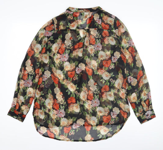 Amisu Women's Multicoloured Floral Blouse - Size M