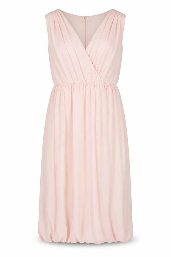 Front view of Dorothy Perkins Elegant Pink Sleeveless Women's Dress -, size 12