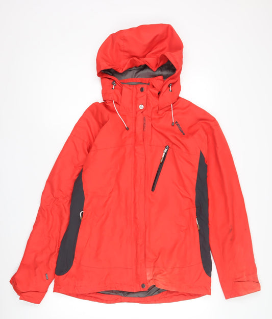 Tog 24 Women's Red Ski Jacket Size 10 - Hooded
