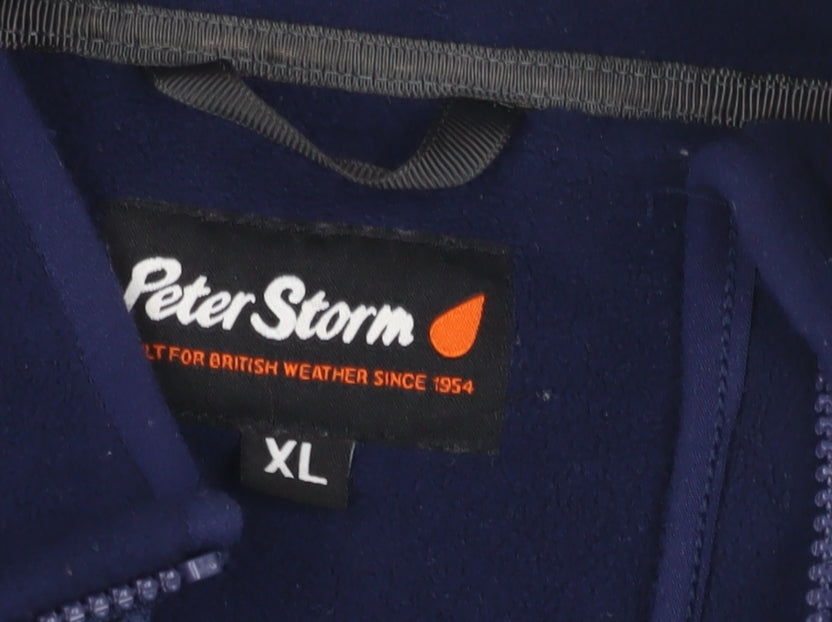Peter Storm Men's Blue Fleece Jacket XL Outdoor