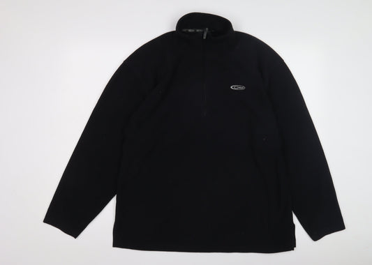 Gelert Men's Black XL Fleece Pullover Sweatshirt