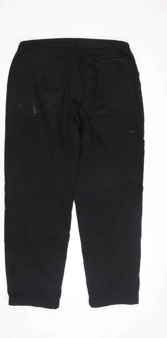 Regatta Men's Black Cargo Trousers - Size L