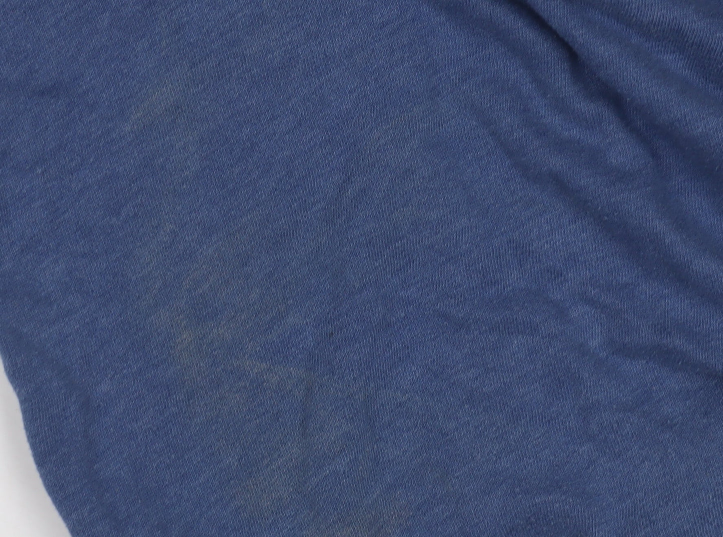 Hollister Blue Unisex XS T-Shirt with Long Raglan Sleeves