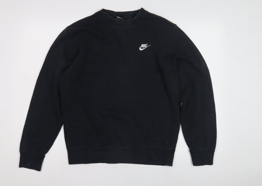 Nike Men's Black Pullover Sweatshirt, Size S