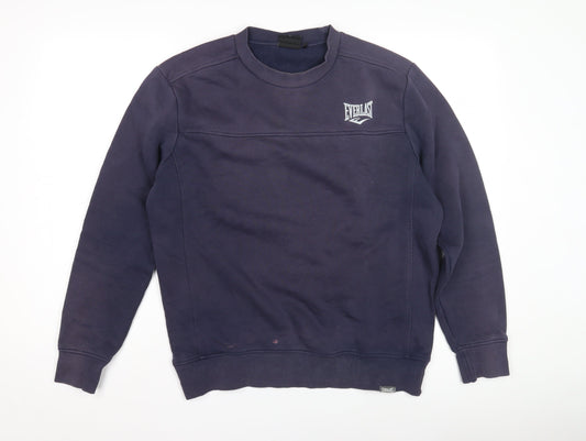 Everlast Men's Black M Pullover Sweatshirt Logo