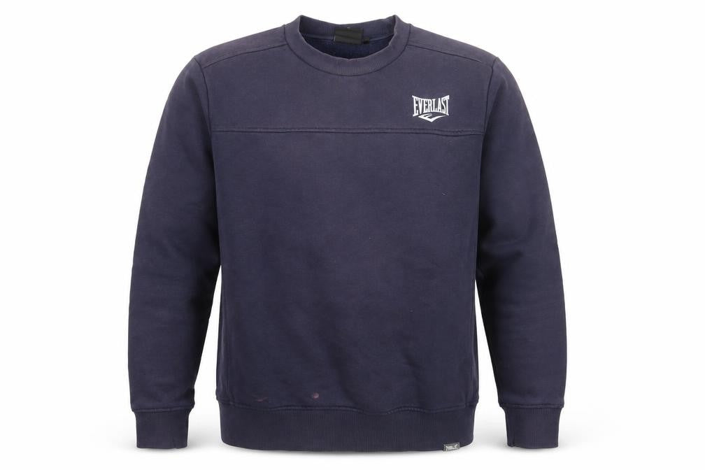 Mens UK M Regular Everlast Black Pullover Sweatshirt