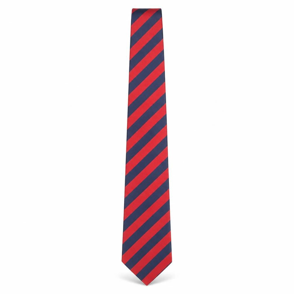 Marks and Spencer Men's Red Striped Tie - One Size