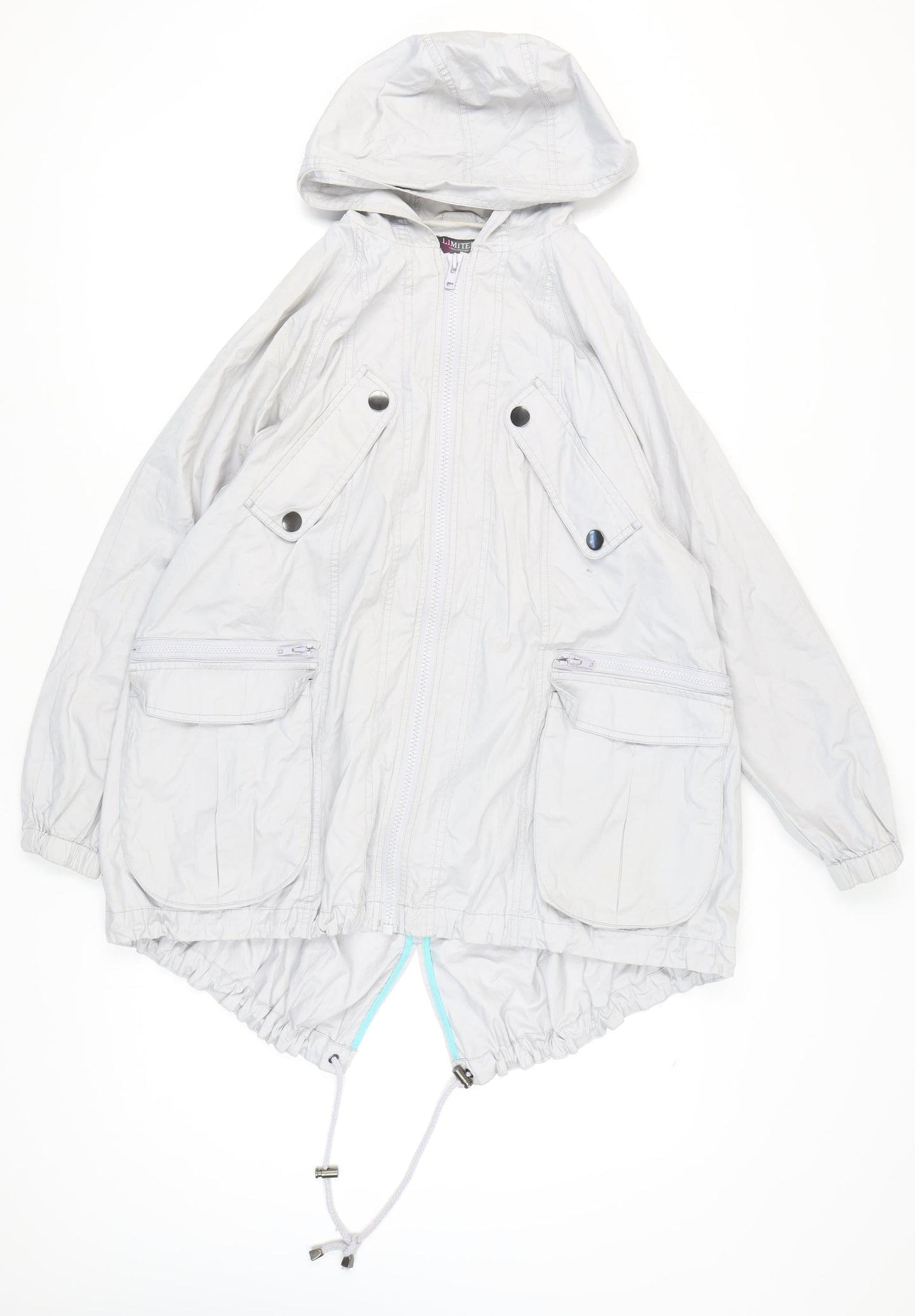Marks and Spencer Women's Grey Parka Jacket UK 8