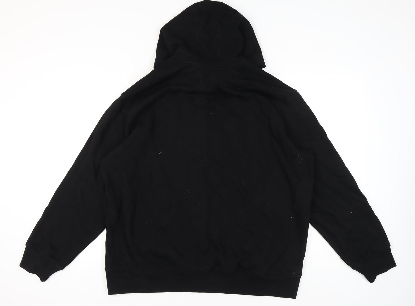 H&M Men's Black 2XL Pullover Hoodie - Stylish & Comfy