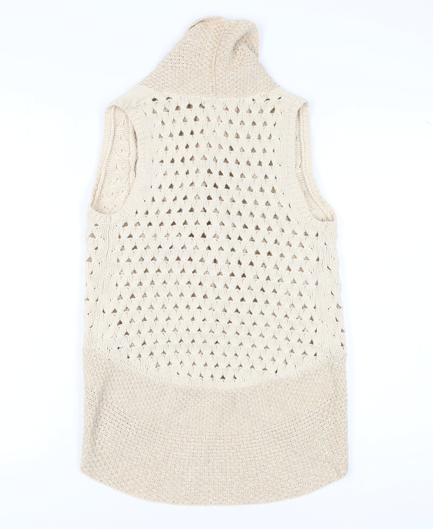 Max Studio Teens Beige Knit Vest - Size 12
