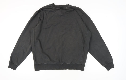 Next Men's Black Pullover Sweatshirt Size L