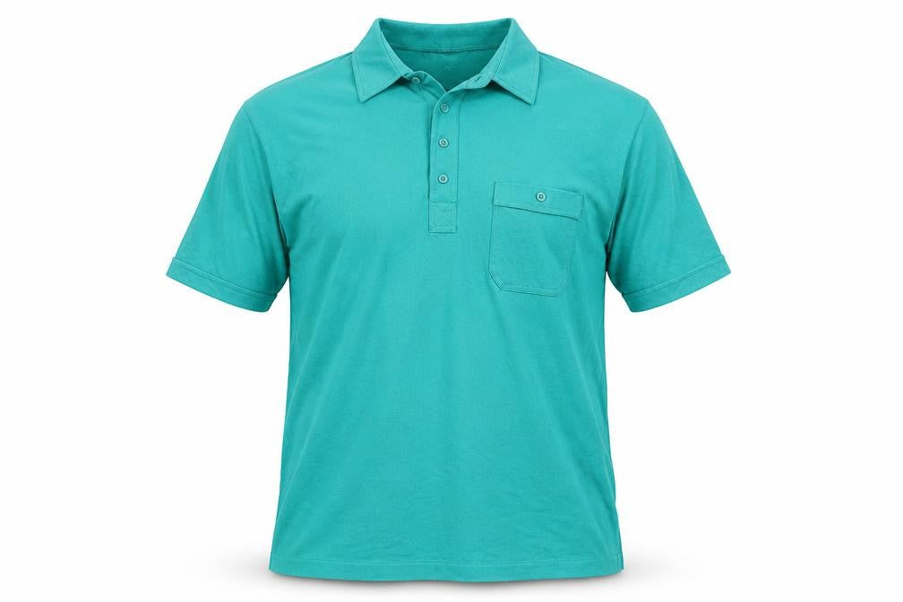 Ferracini Men’s Green XL Polo with Button Closure
