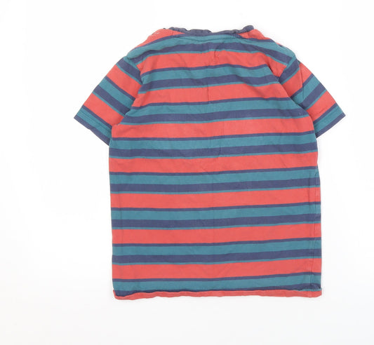 FatFace Boys Multicoloured Striped T-Shirt 9-10 Years