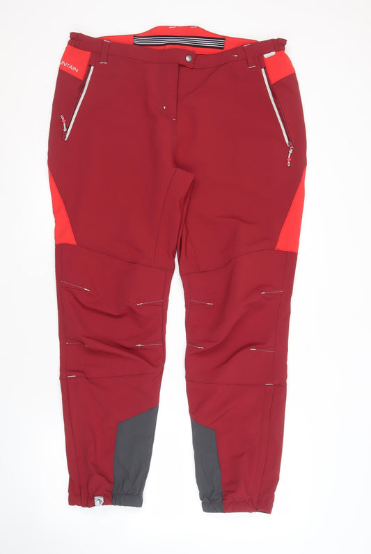 Regatta Men's Red Snow Pants 3XL with Zip Pockets