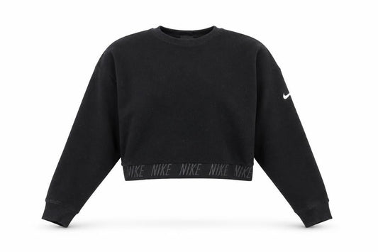 Womens UK S Regular Nike Black Pullover Sweatshirt