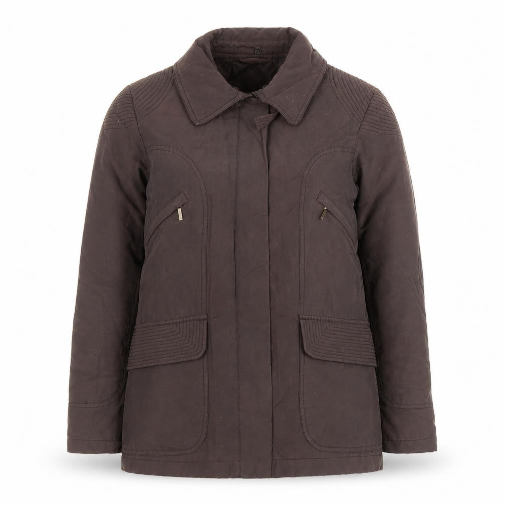 Wallis Women's Brown Cotton Nylon Jacket Size 10