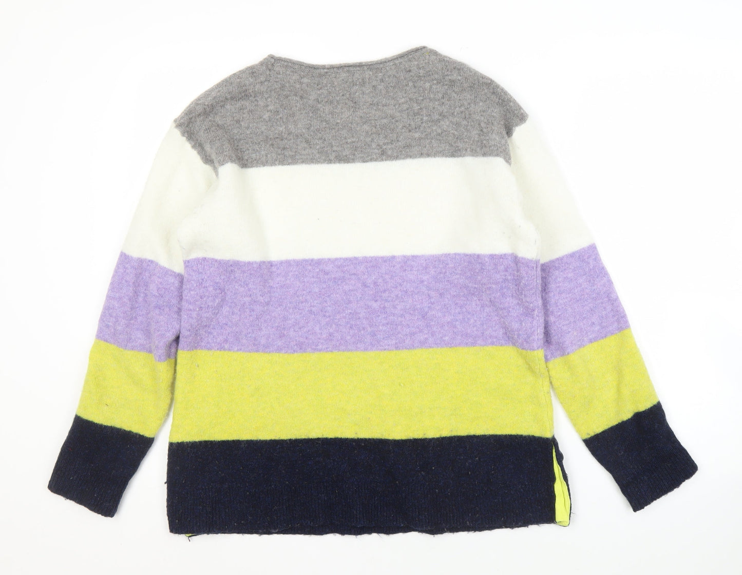 White Stuff Women's Multicoloured Striped Jumper Size 12