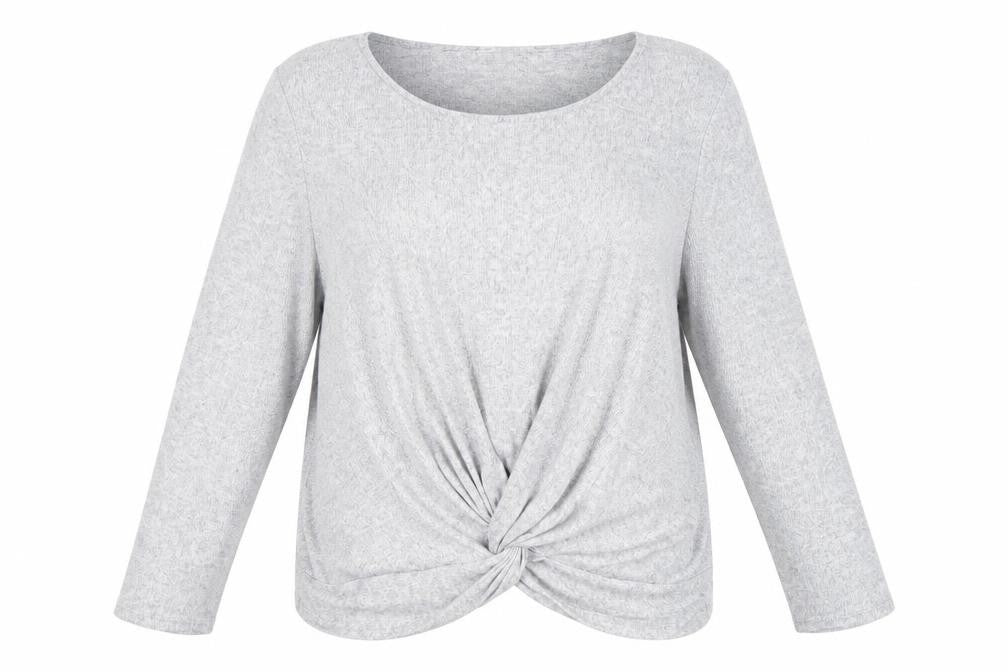 Cotton Traders Women's Grey Pullover Jumper Size 18