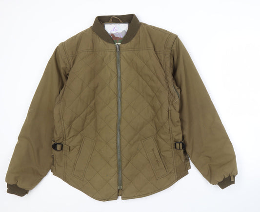 Mountain Horse Men's Green Quilted Jacket L - Outdoor Riding