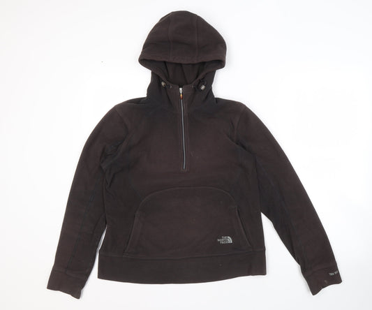 The North Face Women's Black Fleece Pullover Hoodie, Size L