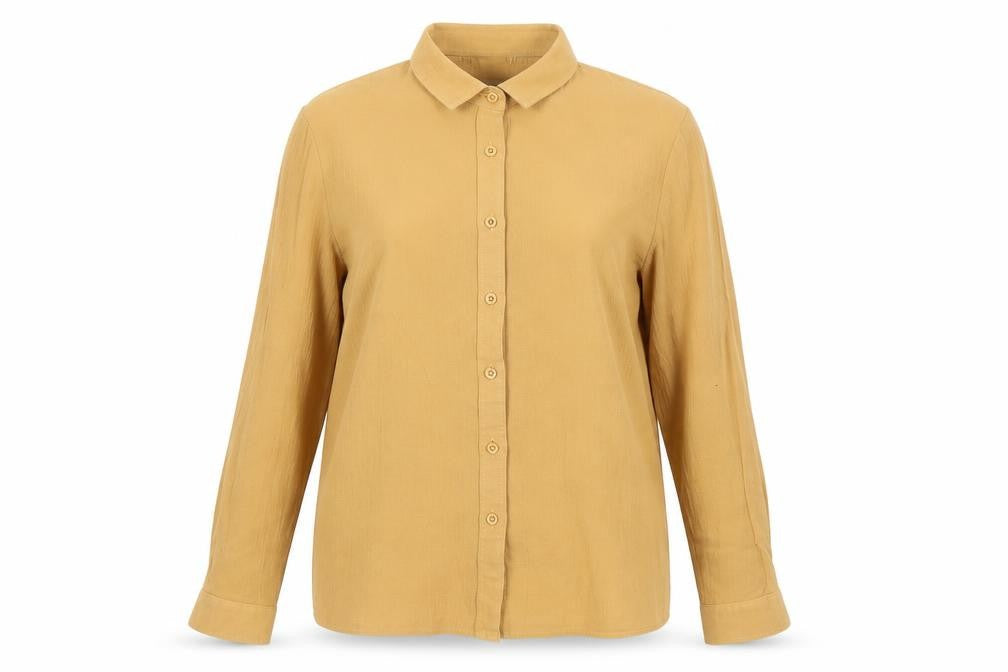 LondonPride Women's Beige Button-Up Shirt Size 14