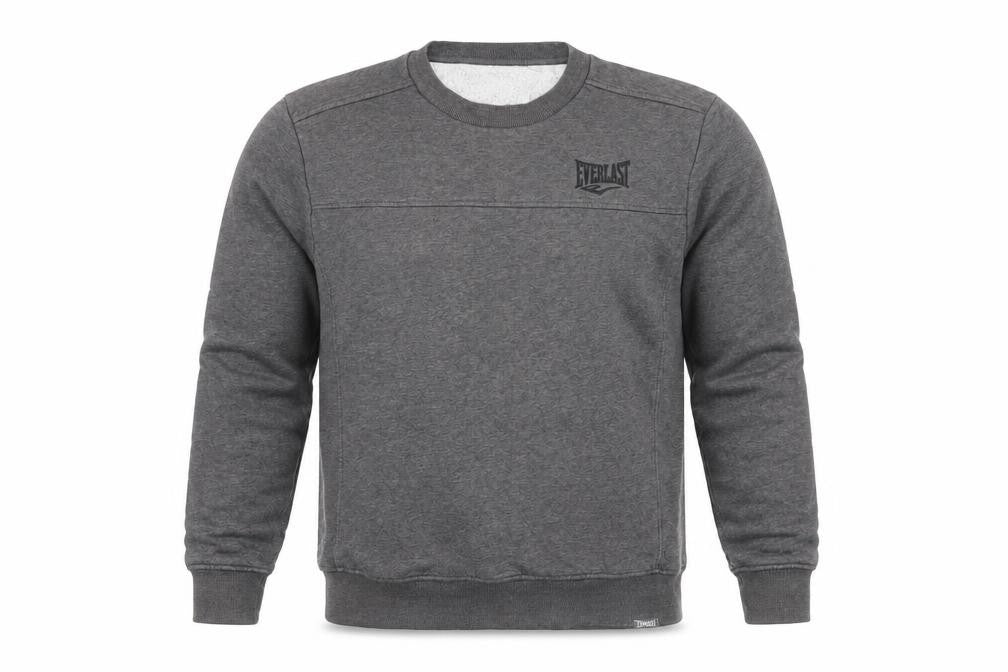 Mens UK M Regular Everlast Grey Pullover Sweatshirt