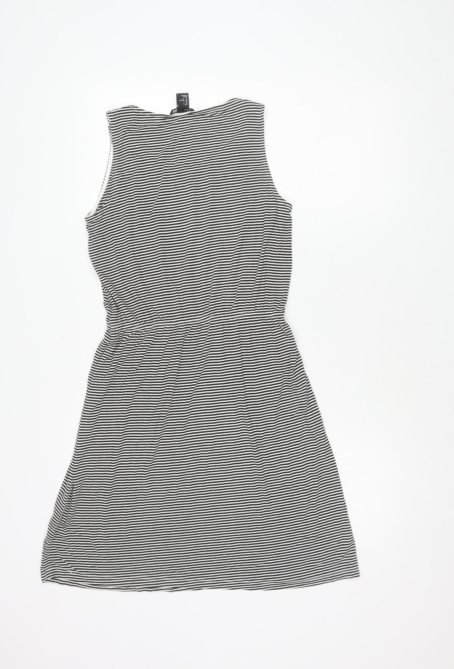 H&M Women's Black Asymmetric Shift Dress S