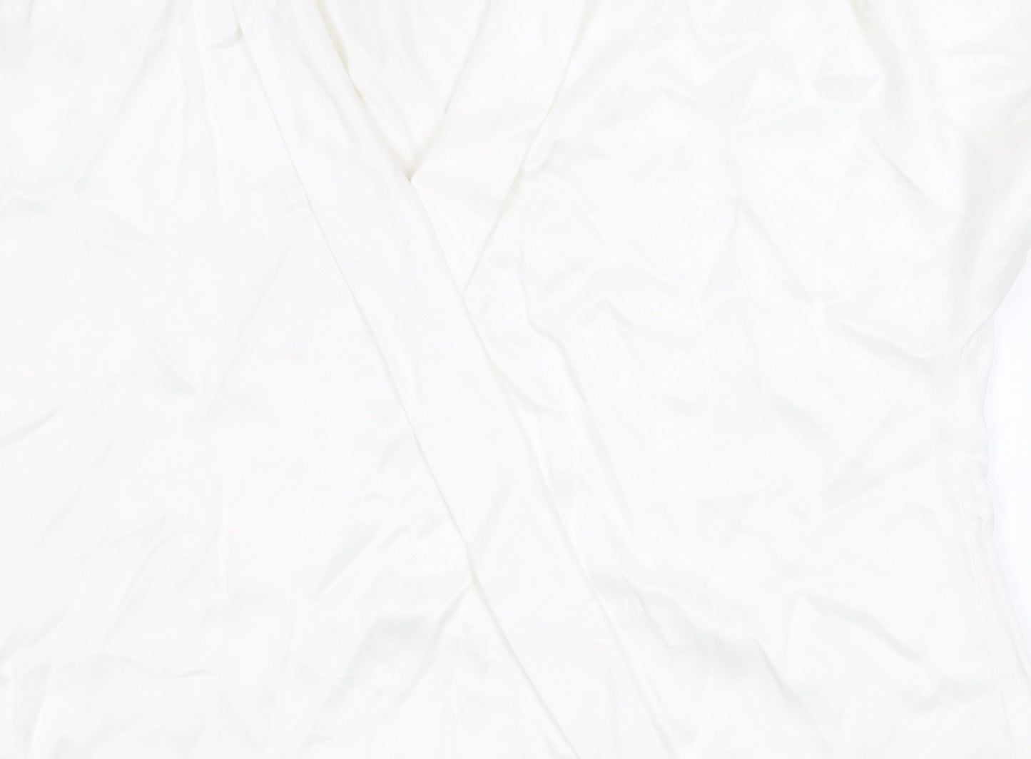 Zara Women's White Wrap Blouse M
