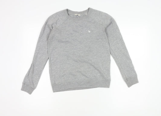 Jack Wills Women's Grey Crew Neck Sweatshirt Size 6