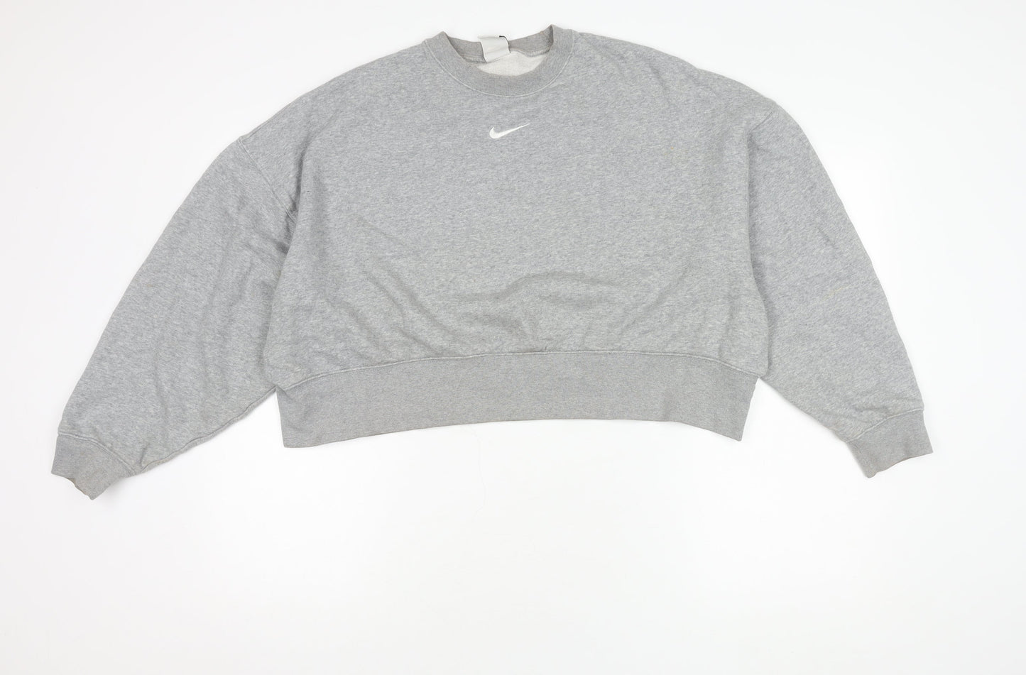 Nike Grey Unisex Crew Neck Sweatshirt M