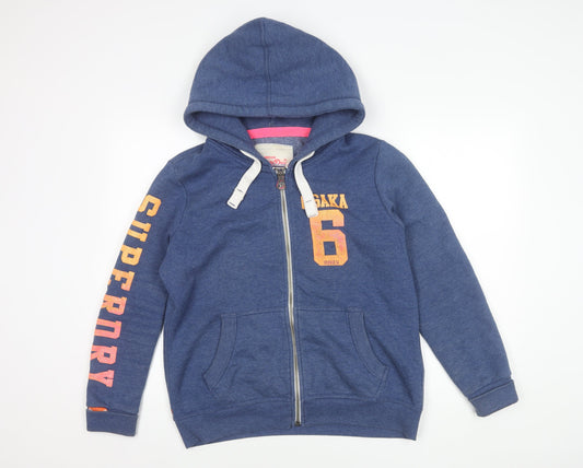 Superdry Unisex Blue Osaka 6 Hoodie Jacket XL