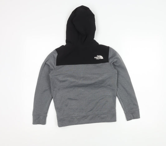 The North Face Boys Black Full Zip Hoodie M Hiking