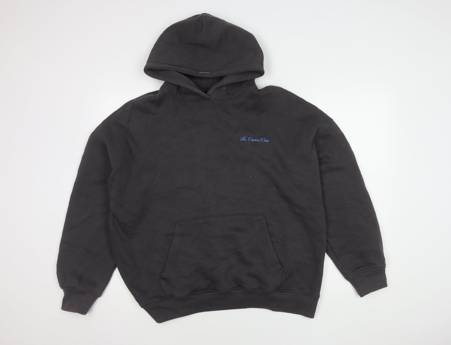 Couture Unisex Black Pullover Hoodie, 4 Plus, Urban Style