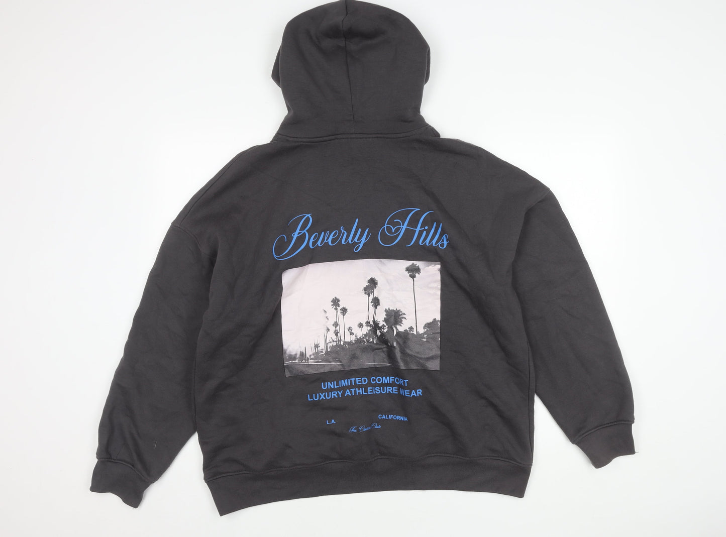 Couture Unisex Black Pullover Hoodie, 4 Plus, Urban Style