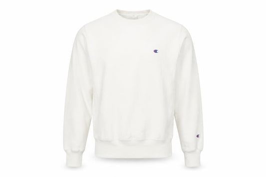 Unisex Adults UK XS Regular Champion White Pullover Sweatshirt