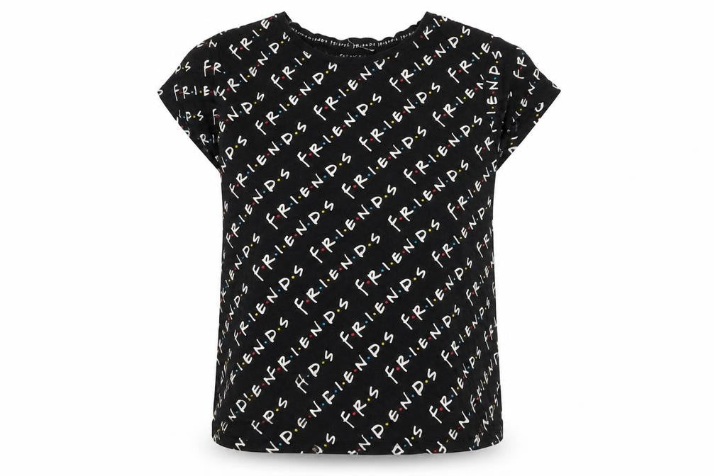 Friends Women’s Black XL T-Shirt TV Show Style
