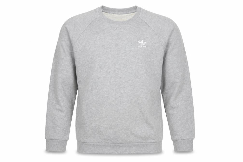 Mens UK M Regular adidas Grey Pullover Sweatshirt