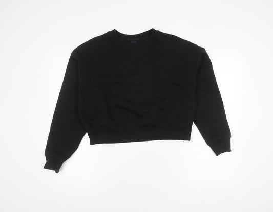 Monki Women's Black Pullover Sweatshirt Size S