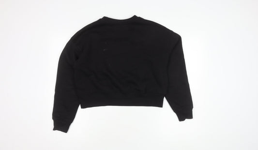 Monki Women's Black Pullover Sweatshirt Size S