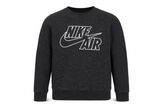 Unisex Adults UK S Regular Nike Black Pullover Sweatshirt