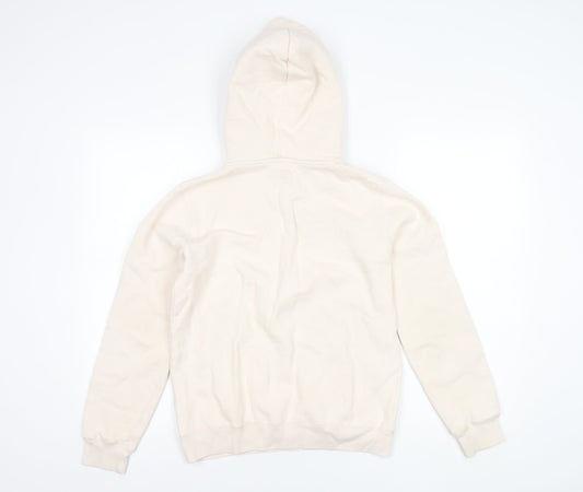 Jack Wills Girls Beige Pullover Hoodie Size 8 with Logo