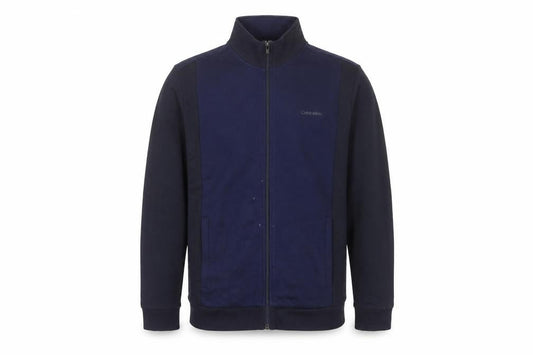 Calvin Klein Men's Blue Cotton Jacket, Size L, Casual