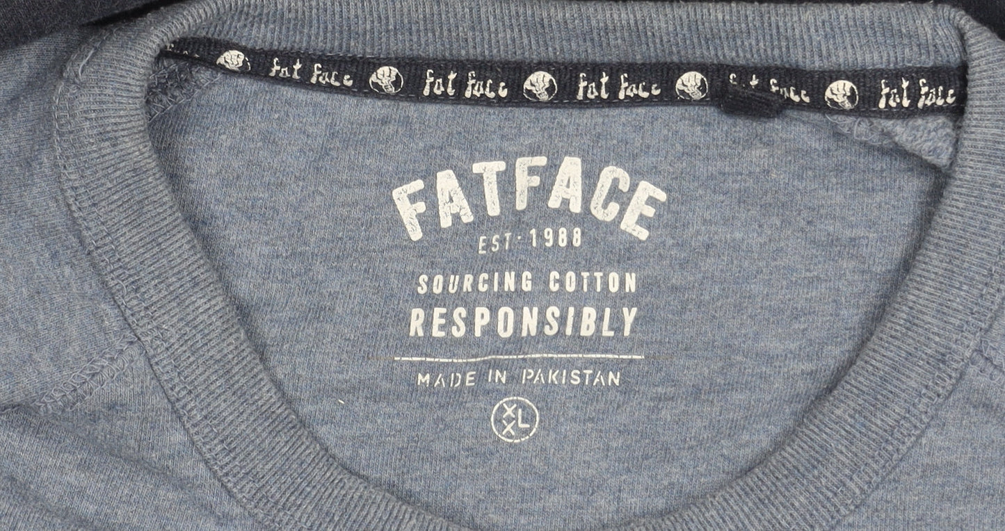 Fat Face Men's Blue XL Pullover Sweatshirt